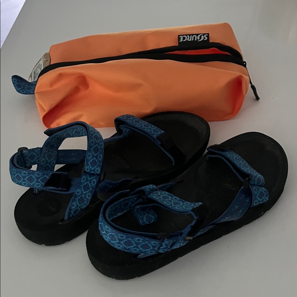 Women’s  Blue Sandals by Source Size 41